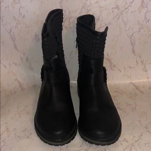 Black ankle boots